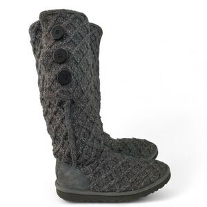 Y2K Womens Ugg Cardy Boots with Buttons SZ 9
